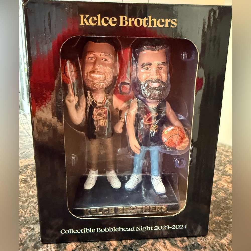 Kelce Brothers Bobbleheads